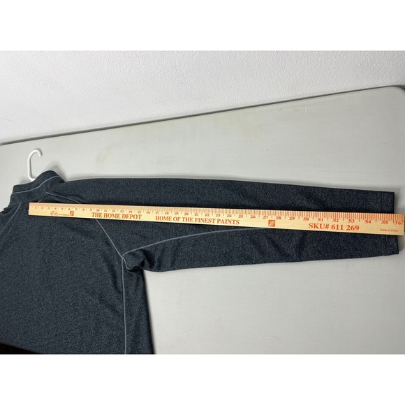 Slazenger Long Sleeve 1/4 Zip Shirt Golf Size Mens XXL Charcoal Gray - Picture 12 of 16